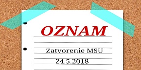 ZATVORENIE MsU 24.5.2018